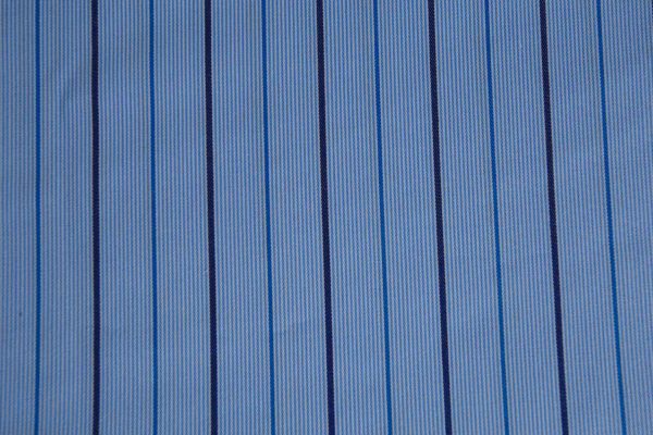 Sky Blue Striped Shirt Fabric - Image 2
