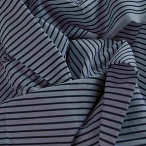 Blue Pinstripe Shirt Fabric