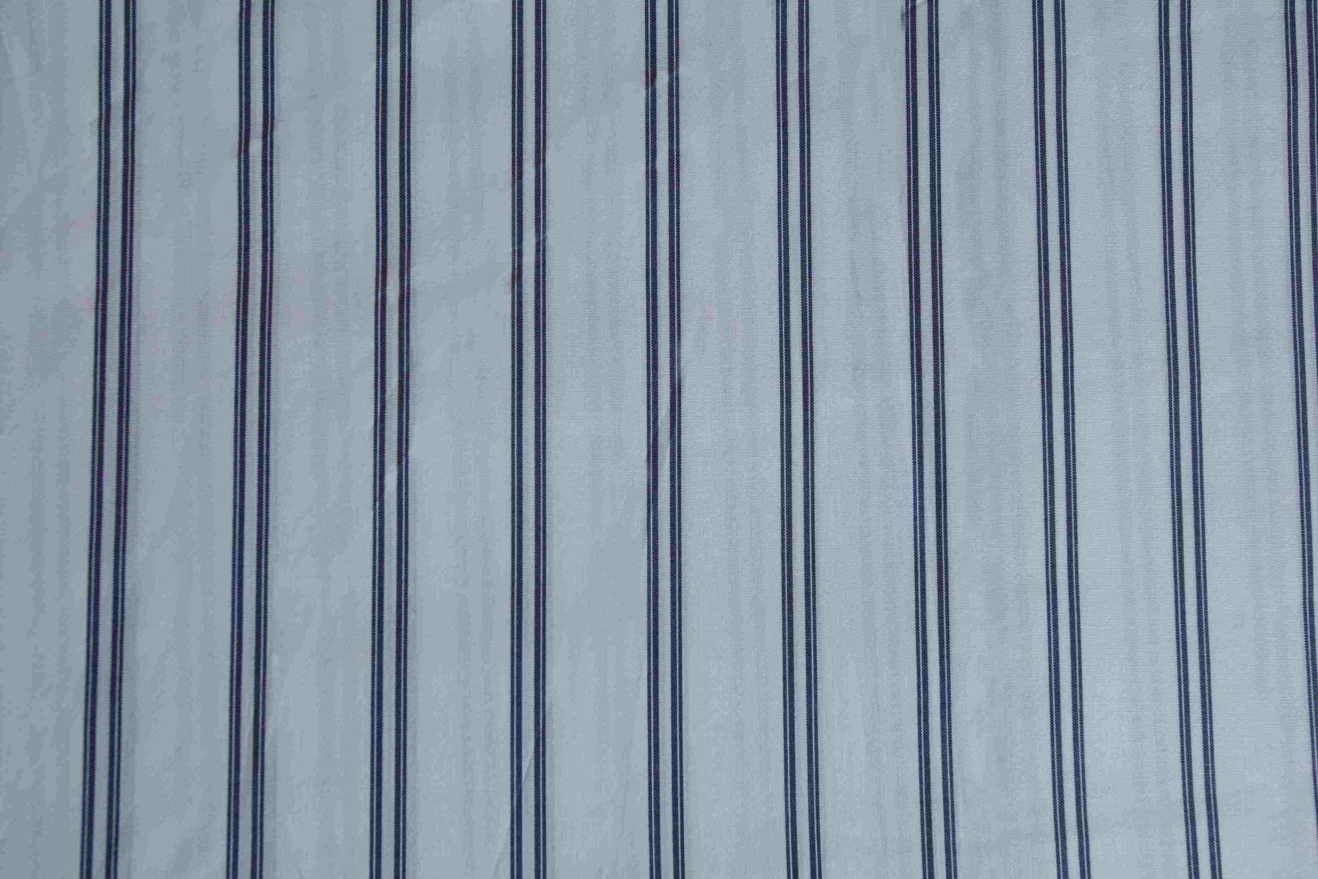 Blue Striped Shirt Fabric - Image 2